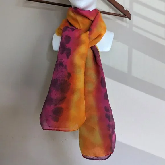 New‎ Georgette Long Scarf - Picture 5 of 8